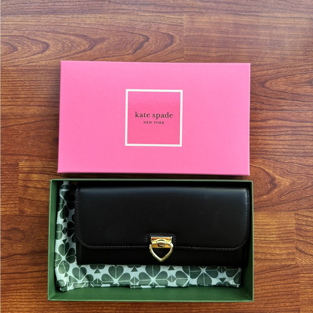 Kate Spade Black Leather Wallet